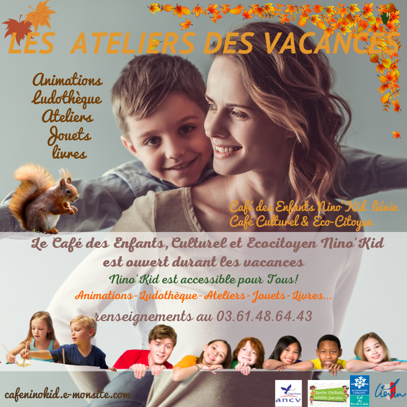 Ateliers des vacances automne 2022