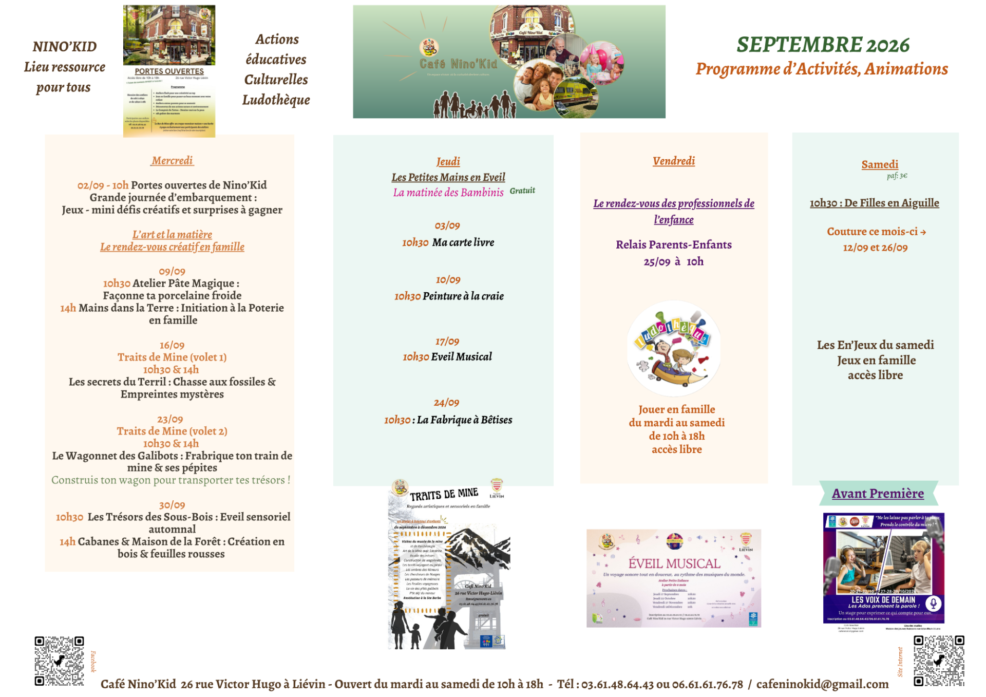 Program septembre 2026